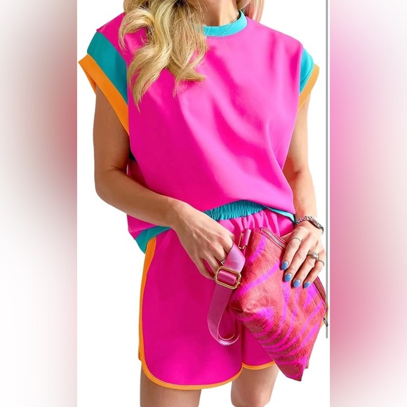 Vibrant Pink Women's Shorts - Picture 2 of 4